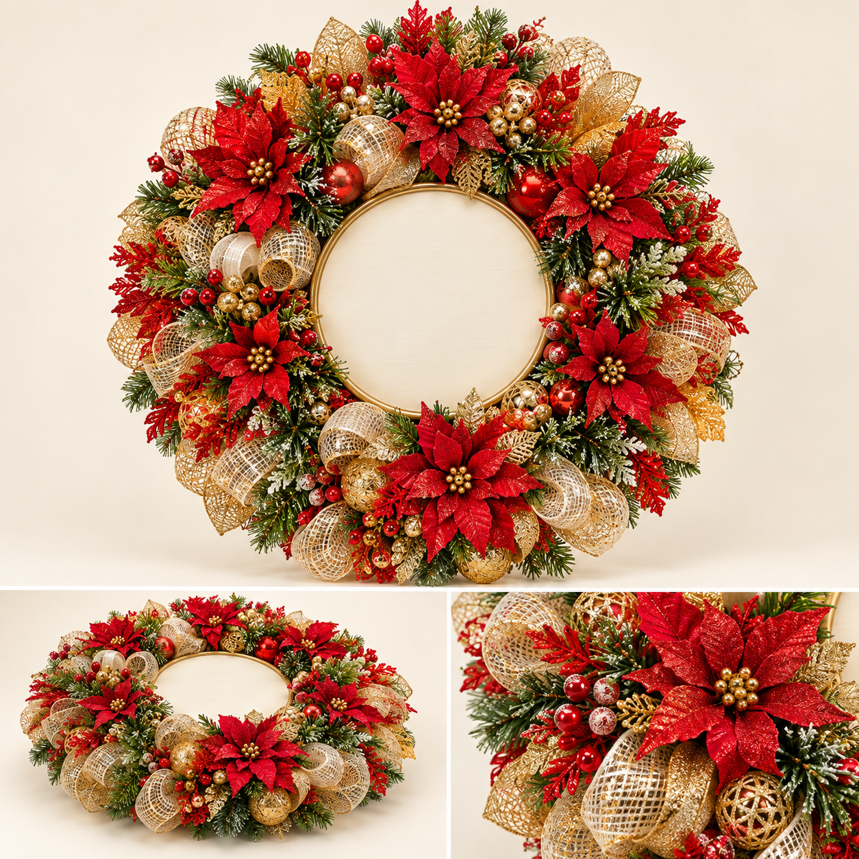 Holiday Elegance Christmas wreath